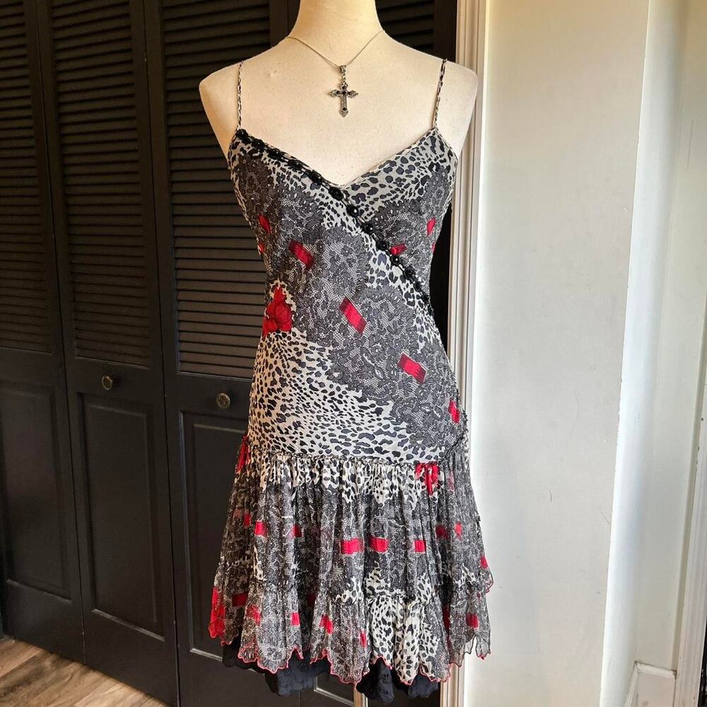 Blumarine vintage silk dress 2000s